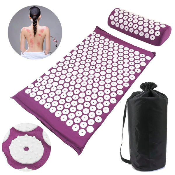 Spike Relief Acupressure Mat and Pillow